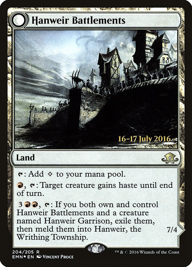 Hanweir Battlements [Eldritch Moon Promos] | Game Haven TX