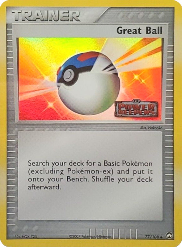 Great Ball (77/108) (Stamped) [EX: Power Keepers] | Game Haven TX