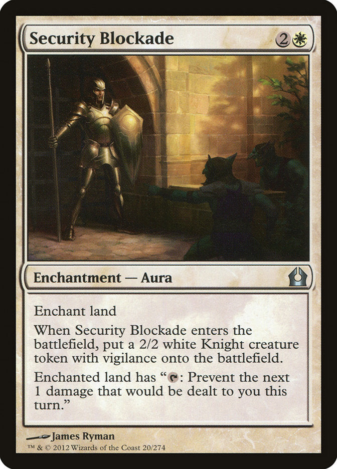 Security Blockade [Return to Ravnica] | Game Haven TX