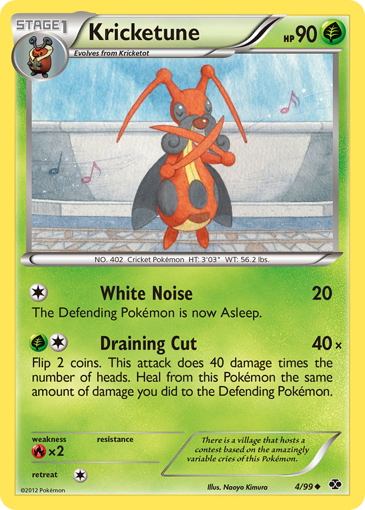 Kricketune (4/99) [Black & White: Next Destinies] | Game Haven TX
