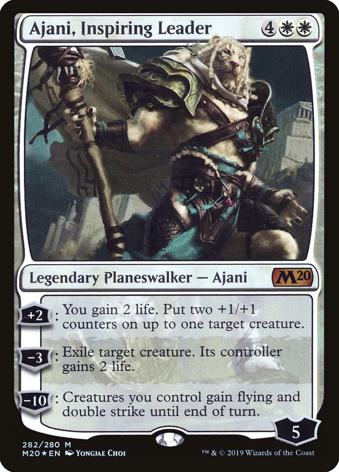 Ajani, Inspiring Leader [Core Set 2020] | Game Haven TX
