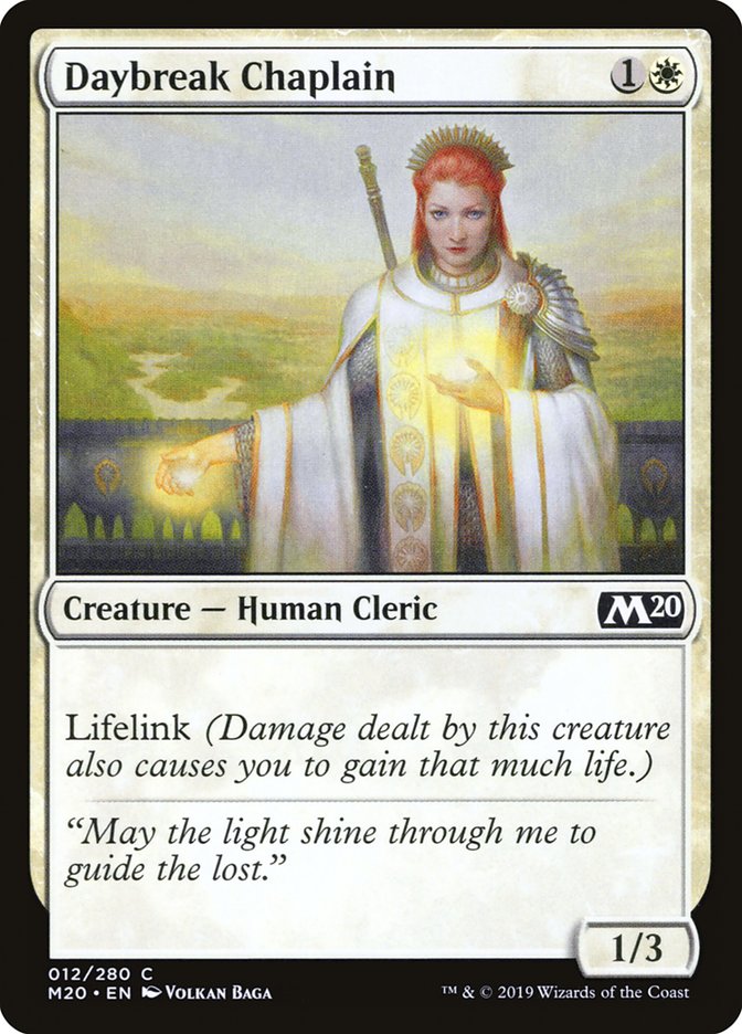 Daybreak Chaplain [Core Set 2020] | Game Haven TX