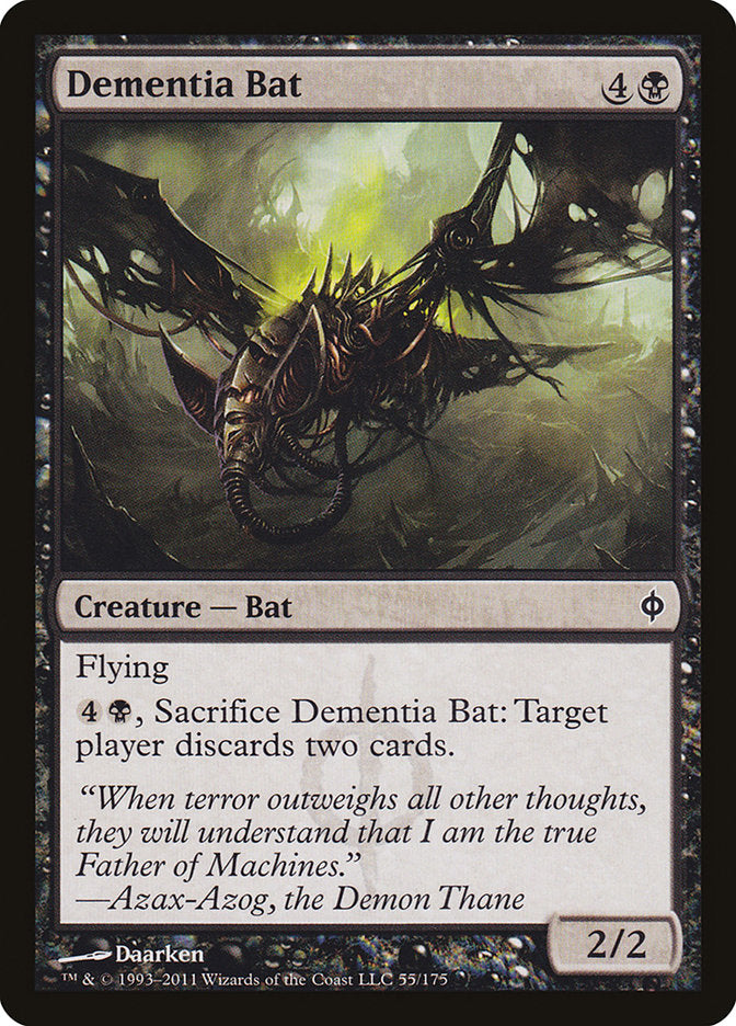 Dementia Bat [New Phyrexia] | Game Haven TX