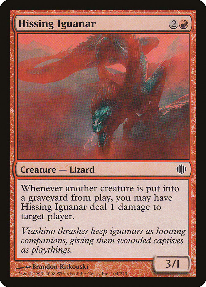 Hissing Iguanar [Shards of Alara] | Game Haven TX