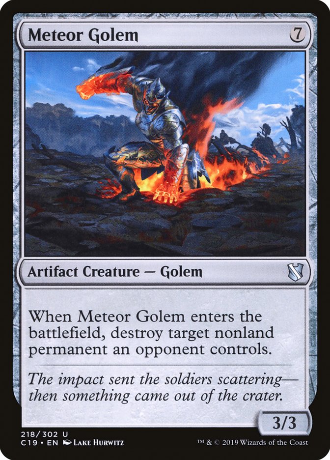 Meteor Golem [Commander 2019] | Game Haven TX