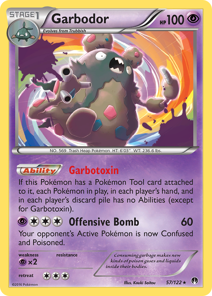 Garbodor (57/122) [XY: BREAKpoint] | Game Haven TX