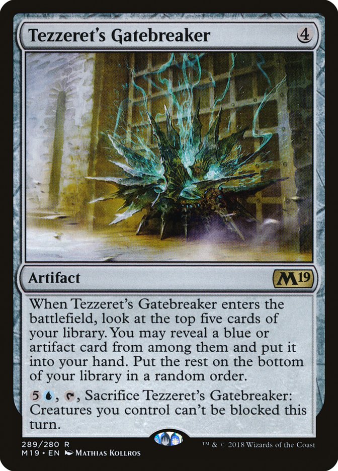 Tezzeret's Gatebreaker [Core Set 2019] | Game Haven TX