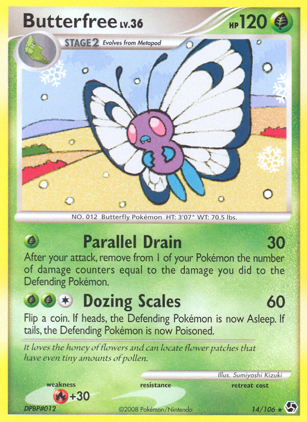 Butterfree (14/106) [Diamond & Pearl: Great Encounters] | Game Haven TX