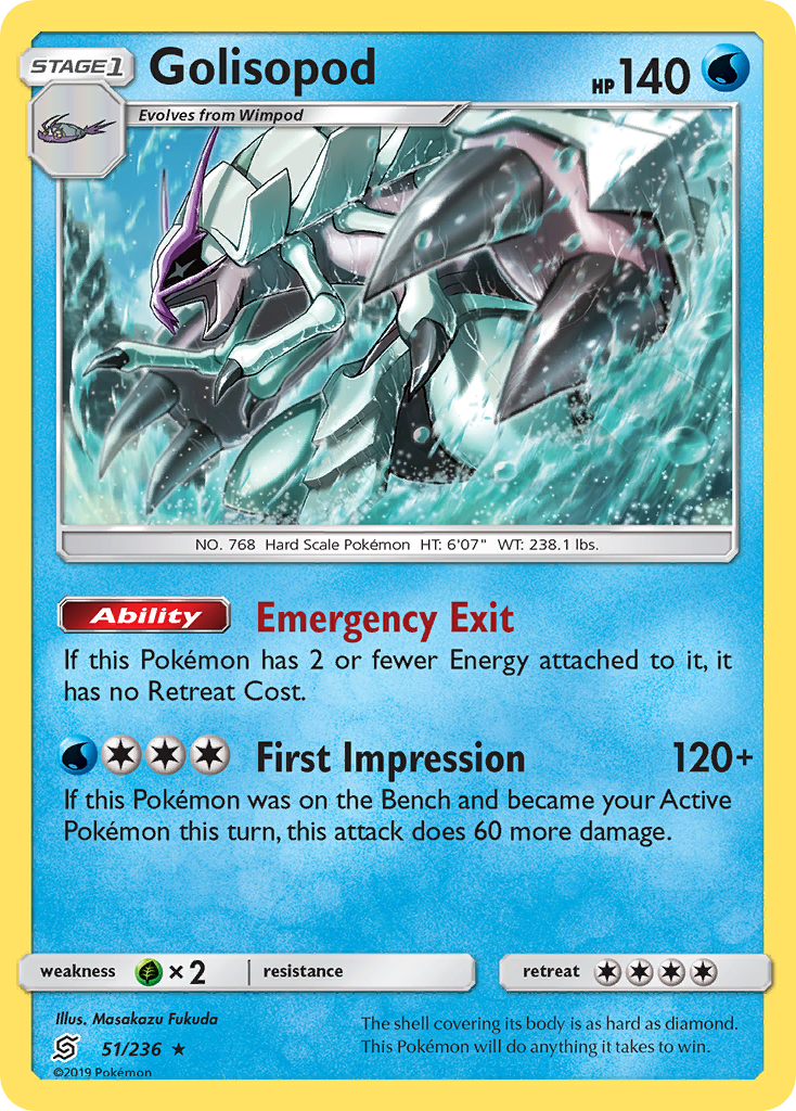 Golisopod (51/236) [Sun & Moon: Unified Minds] | Game Haven TX