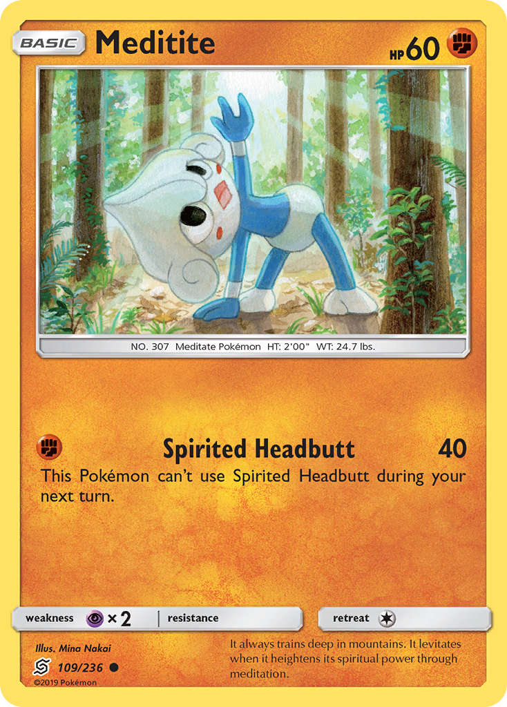 Meditite (109/236) [Sun & Moon: Unified Minds] | Game Haven TX