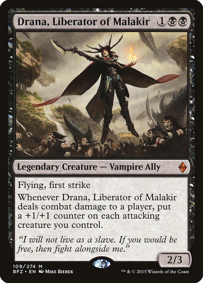 Drana, Liberator of Malakir [Battle for Zendikar] | Game Haven TX