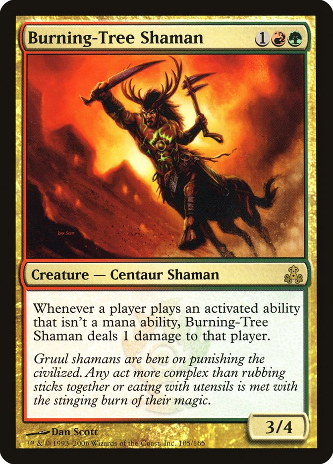 Burning-Tree Shaman [Guildpact] | Game Haven TX