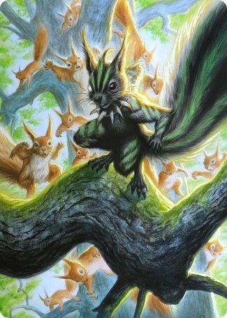Chatterfang, Squirrel General Art Card (67) [Modern Horizons 2 Art Series] | Game Haven TX