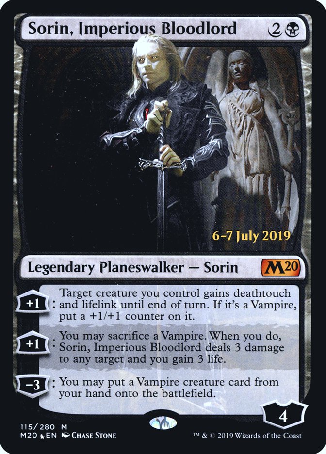 Sorin, Imperious Bloodlord [Core Set 2020 Promos] | Game Haven TX