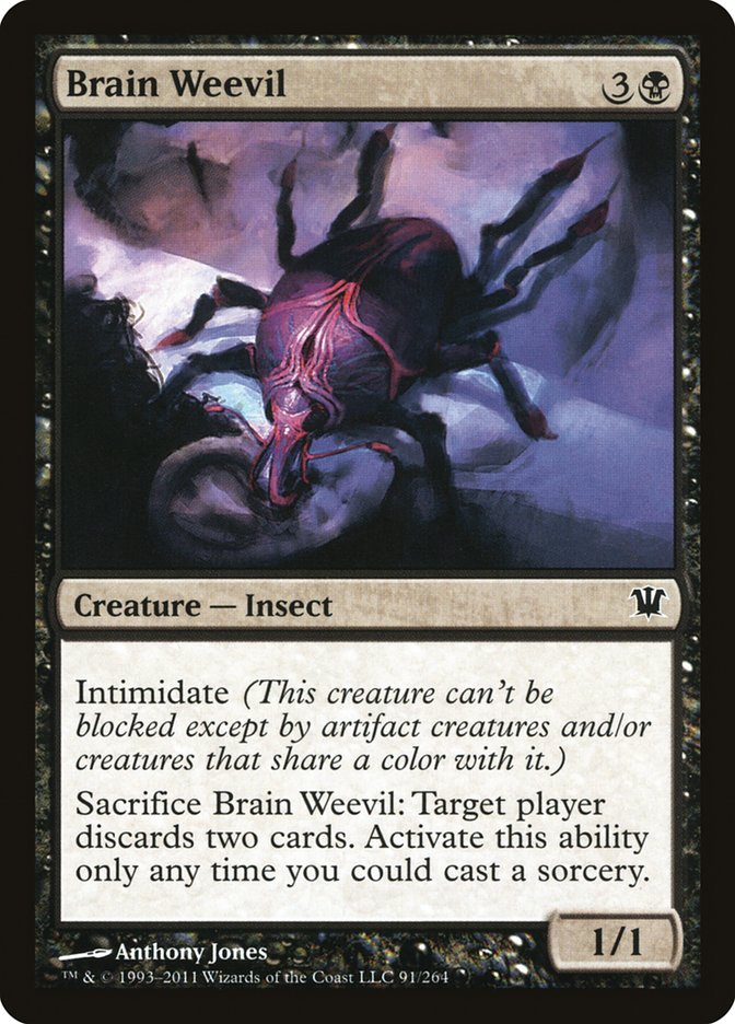 Brain Weevil [Innistrad] | Game Haven TX