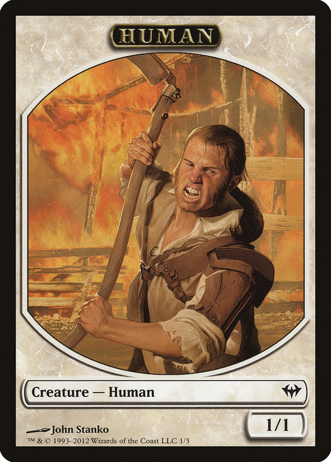 Human [Dark Ascension Tokens] | Game Haven TX