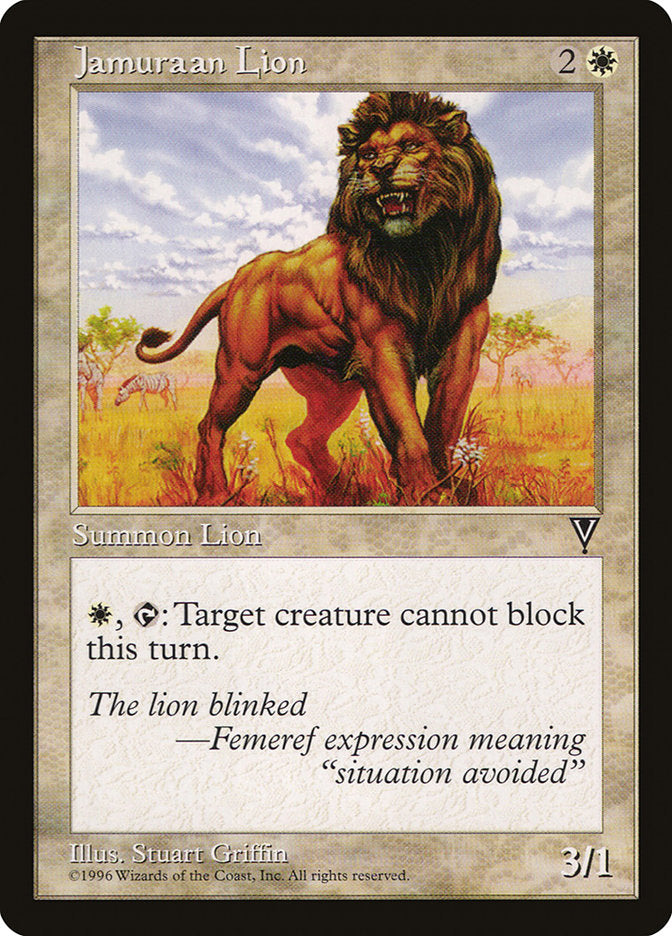 Jamuraan Lion [Visions] | Game Haven TX