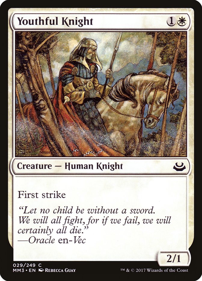 Youthful Knight [Modern Masters 2017] | Game Haven TX