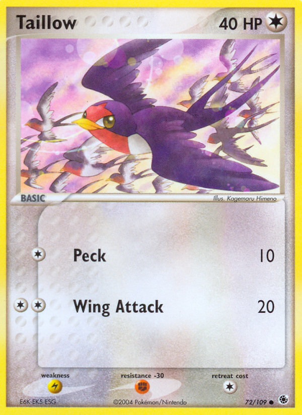 Taillow (72/109) [EX: Ruby & Sapphire] | Game Haven TX