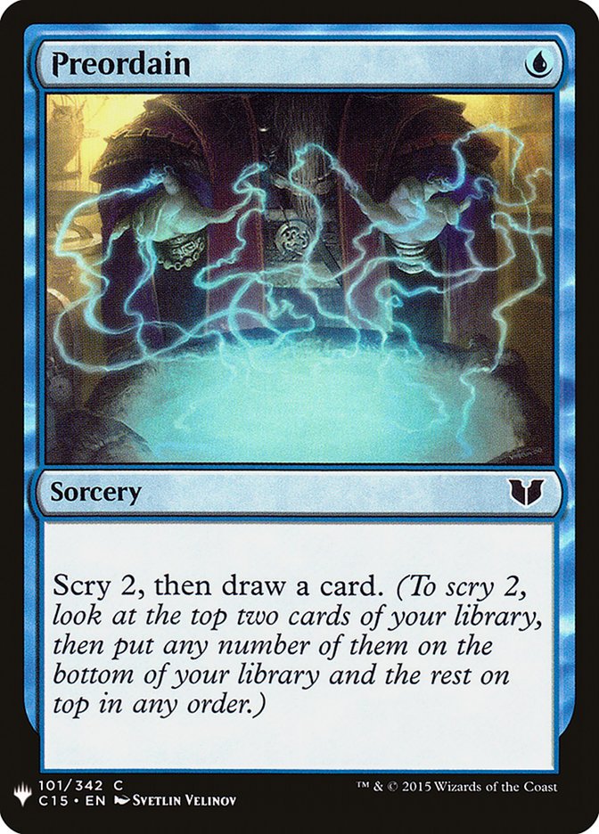 Preordain [Mystery Booster] | Game Haven TX