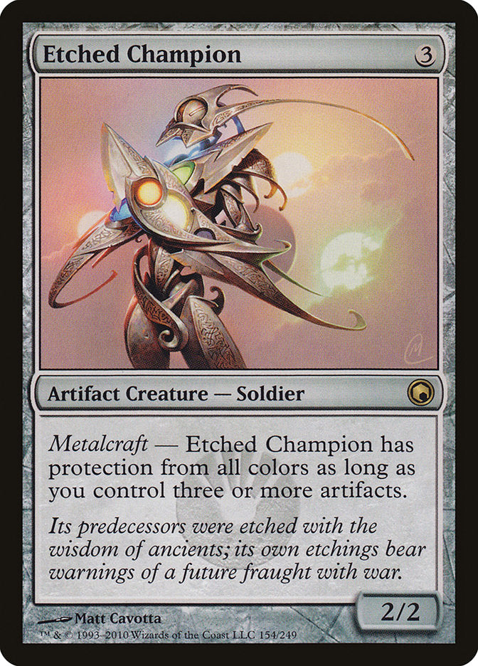 Etched Champion [Scars of Mirrodin] | Game Haven TX