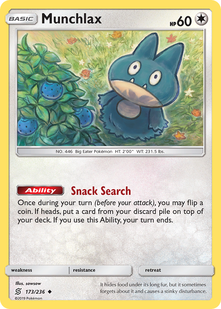 Munchlax (173/236) [Sun & Moon: Unified Minds] | Game Haven TX
