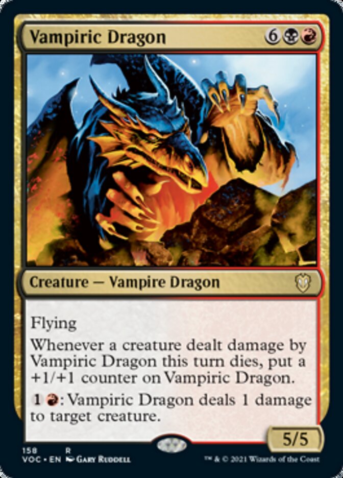 Vampiric Dragon [Innistrad: Crimson Vow Commander] | Game Haven TX