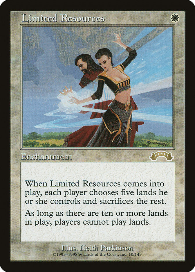 Limited Resources [Exodus] | Game Haven TX