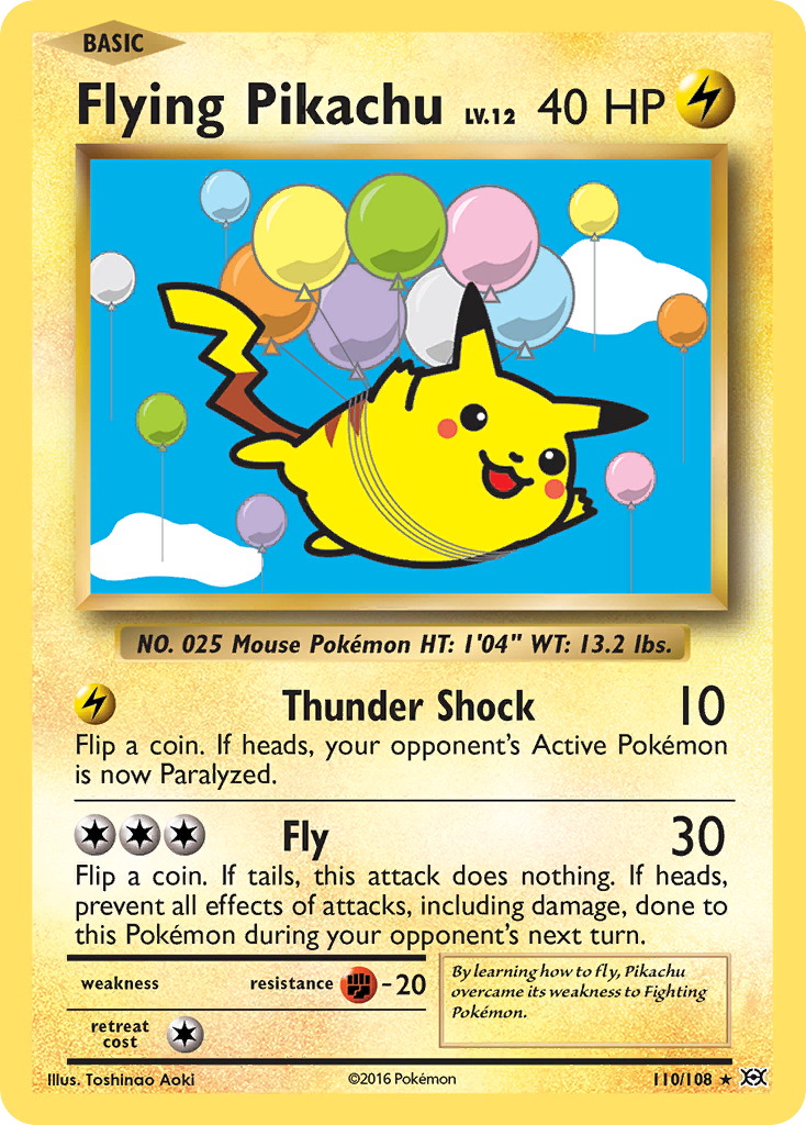 Flying Pikachu (110/108) [XY: Evolutions] | Game Haven TX