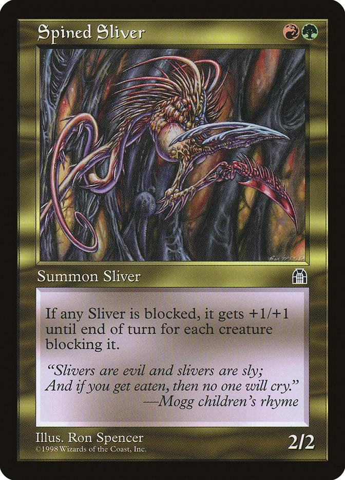 Spined Sliver [Stronghold] | Game Haven TX