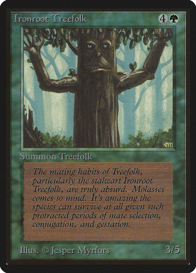 Ironroot Treefolk [Limited Edition Beta] | Game Haven TX