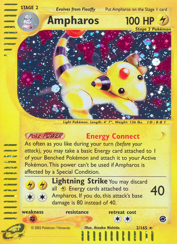 Ampharos (2/165) [Expedition: Base Set] | Game Haven TX