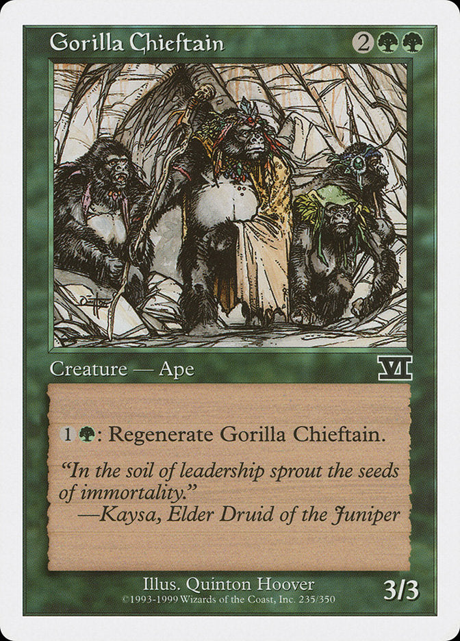Gorilla Chieftain [Classic Sixth Edition] | Game Haven TX