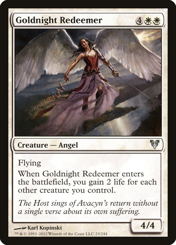 Goldnight Redeemer [Avacyn Restored] | Game Haven TX