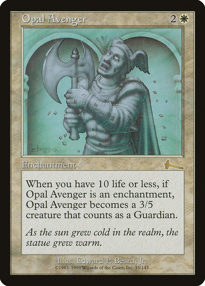 Opal Avenger [Urza's Legacy] | Game Haven TX
