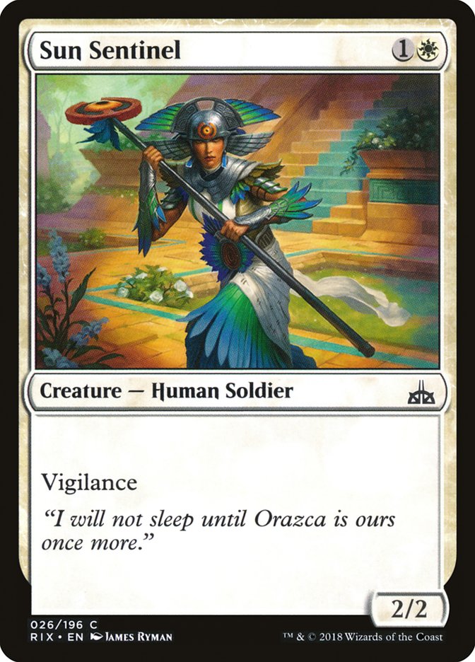 Sun Sentinel [Rivals of Ixalan] | Game Haven TX
