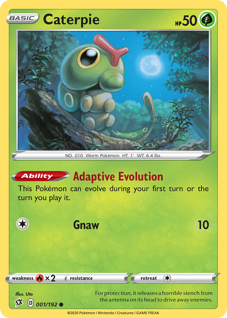 Caterpie (001/192) [Sword & Shield: Rebel Clash] | Game Haven TX
