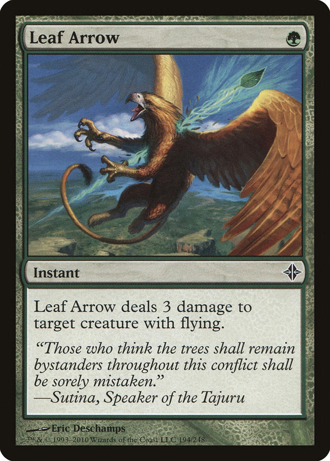 Leaf Arrow [Rise of the Eldrazi] | Game Haven TX