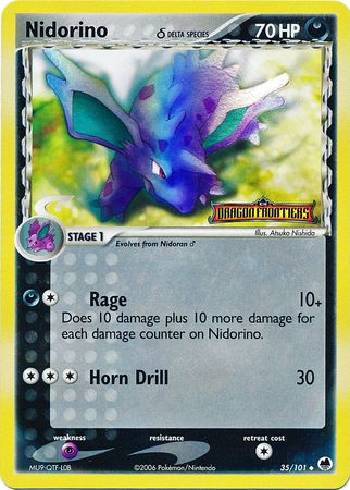 Nidorino (35/101) (Delta Species) (Stamped) [EX: Dragon Frontiers] | Game Haven TX