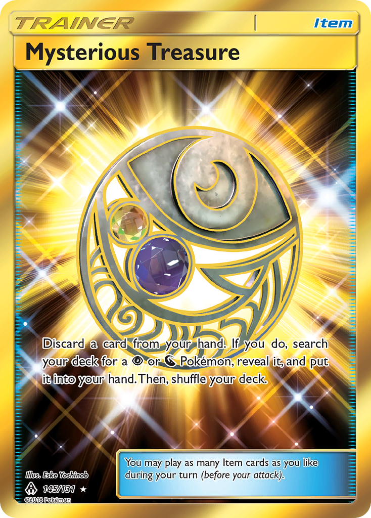 Mysterious Treasure (145/131) [Sun & Moon: Forbidden Light] | Game Haven TX