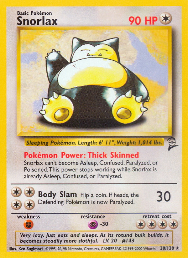 Snorlax (30/130) [Base Set 2] | Game Haven TX