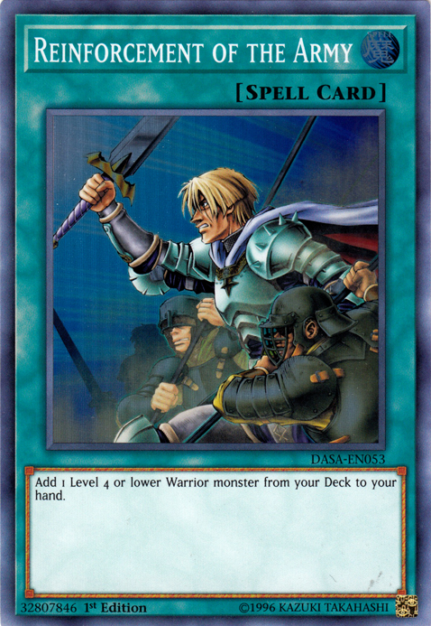 Reinforcement of the Army [DASA-EN053] Super Rare | Game Haven TX