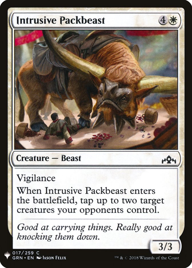 Intrusive Packbeast [Mystery Booster] | Game Haven TX