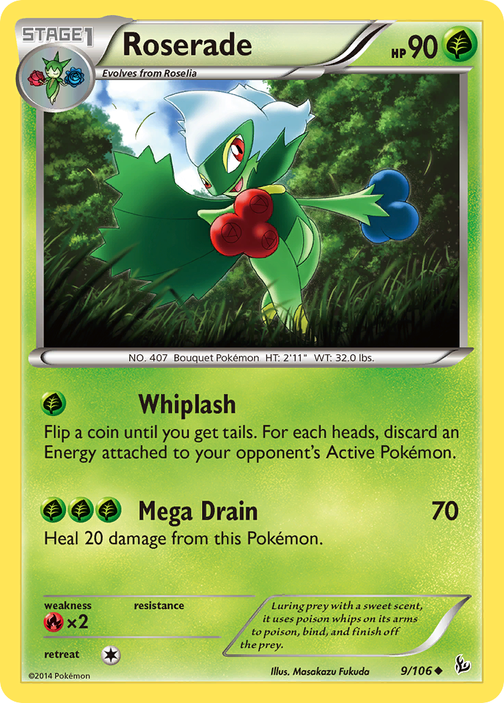 Roserade (9/106) [XY: Flashfire] | Game Haven TX