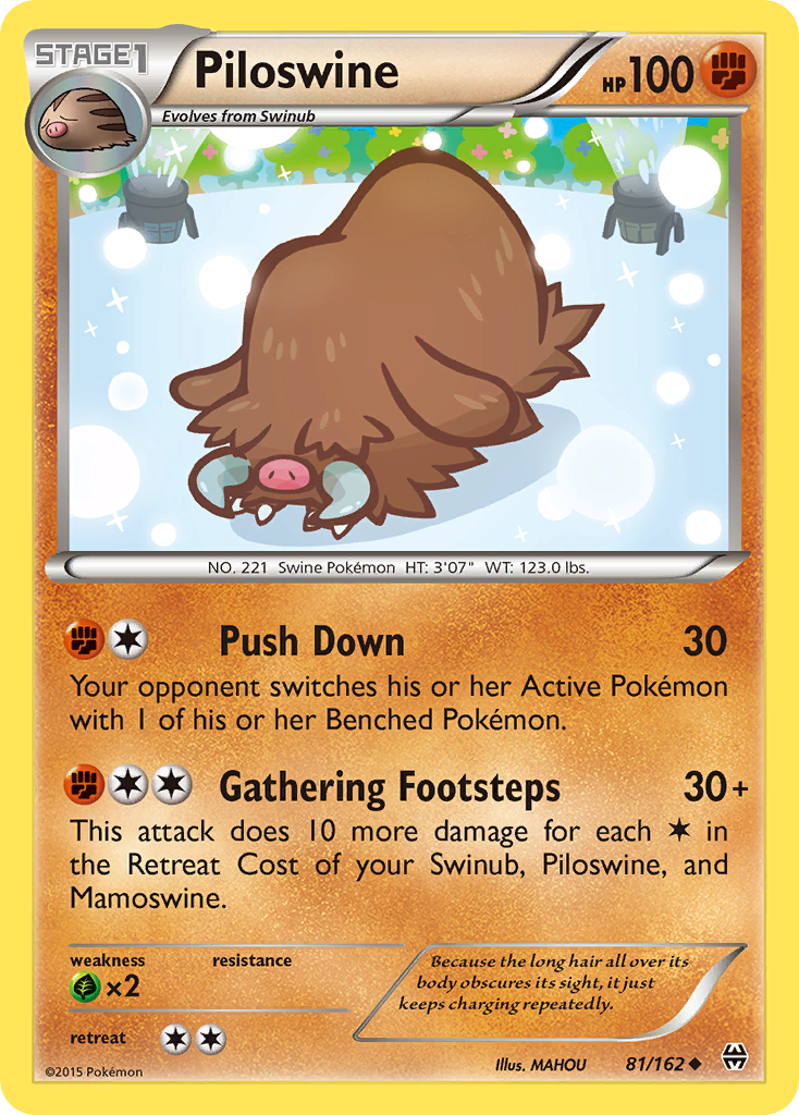 Piloswine (81/162) [XY: BREAKthrough] | Game Haven TX