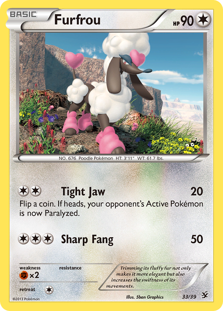 Furfrou (33/39) [XY: Kalos Starter Set] | Game Haven TX