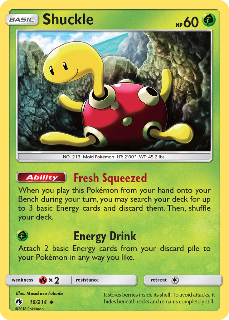 Shuckle (16/214) [Sun & Moon: Lost Thunder] | Game Haven TX