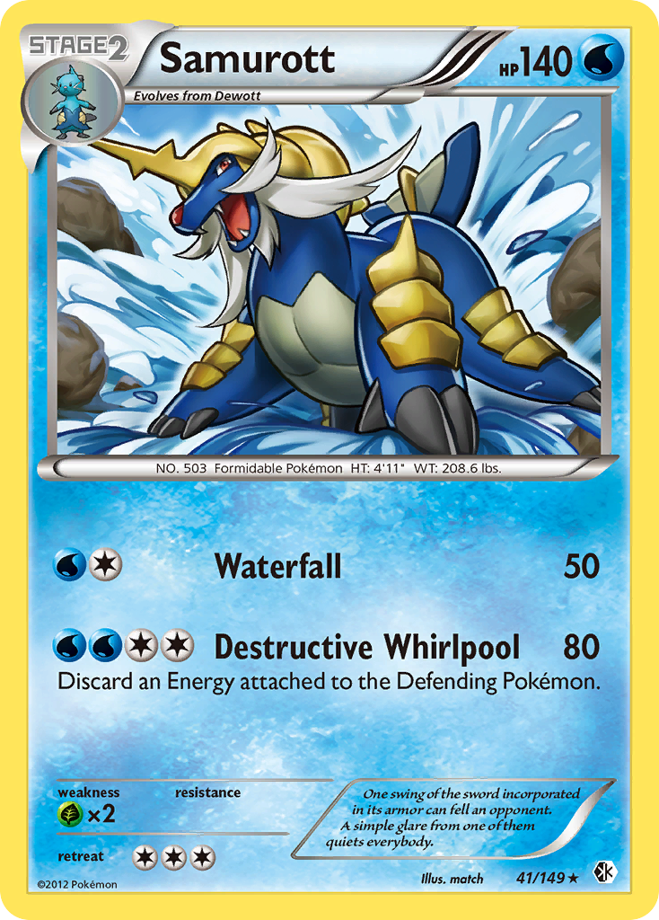 Samurott (41/149) [Black & White: Boundaries Crossed] | Game Haven TX
