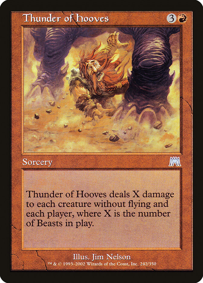 Thunder of Hooves [Onslaught] | Game Haven TX