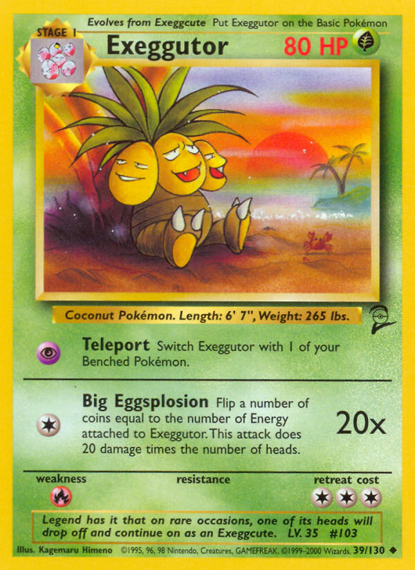 Exeggutor (39/130) [Base Set 2] | Game Haven TX
